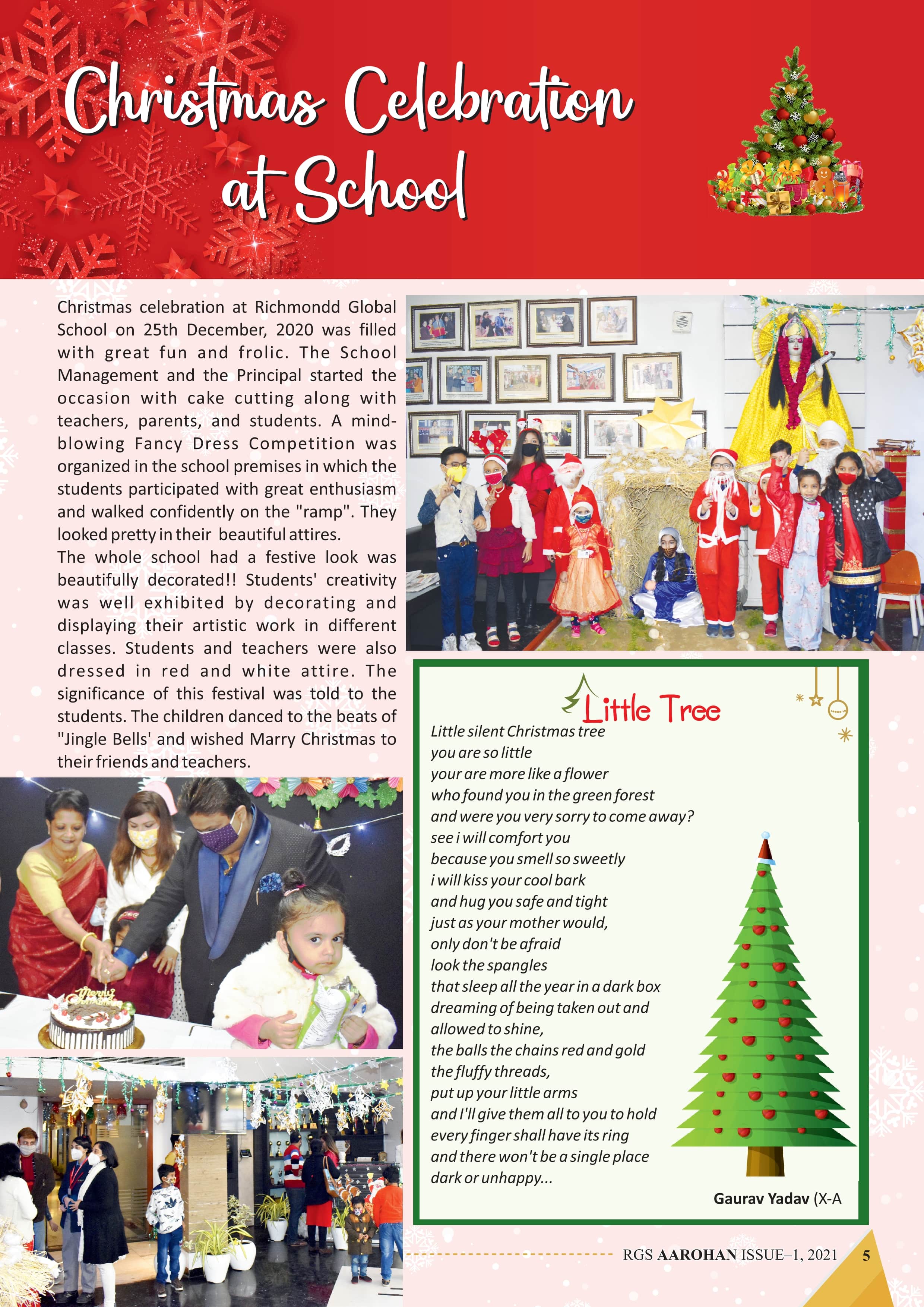 Christmas Celebration at Richmondd global school in Delhi